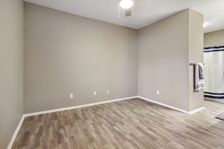 Renovated Bedroom 1 open to the bathroom