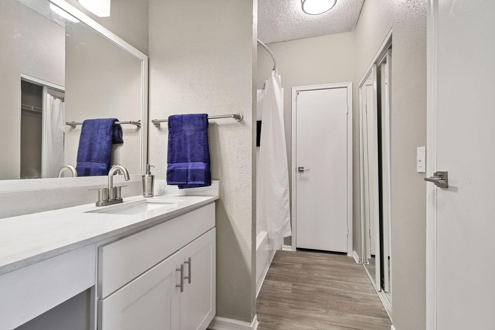 Bathroom with closet